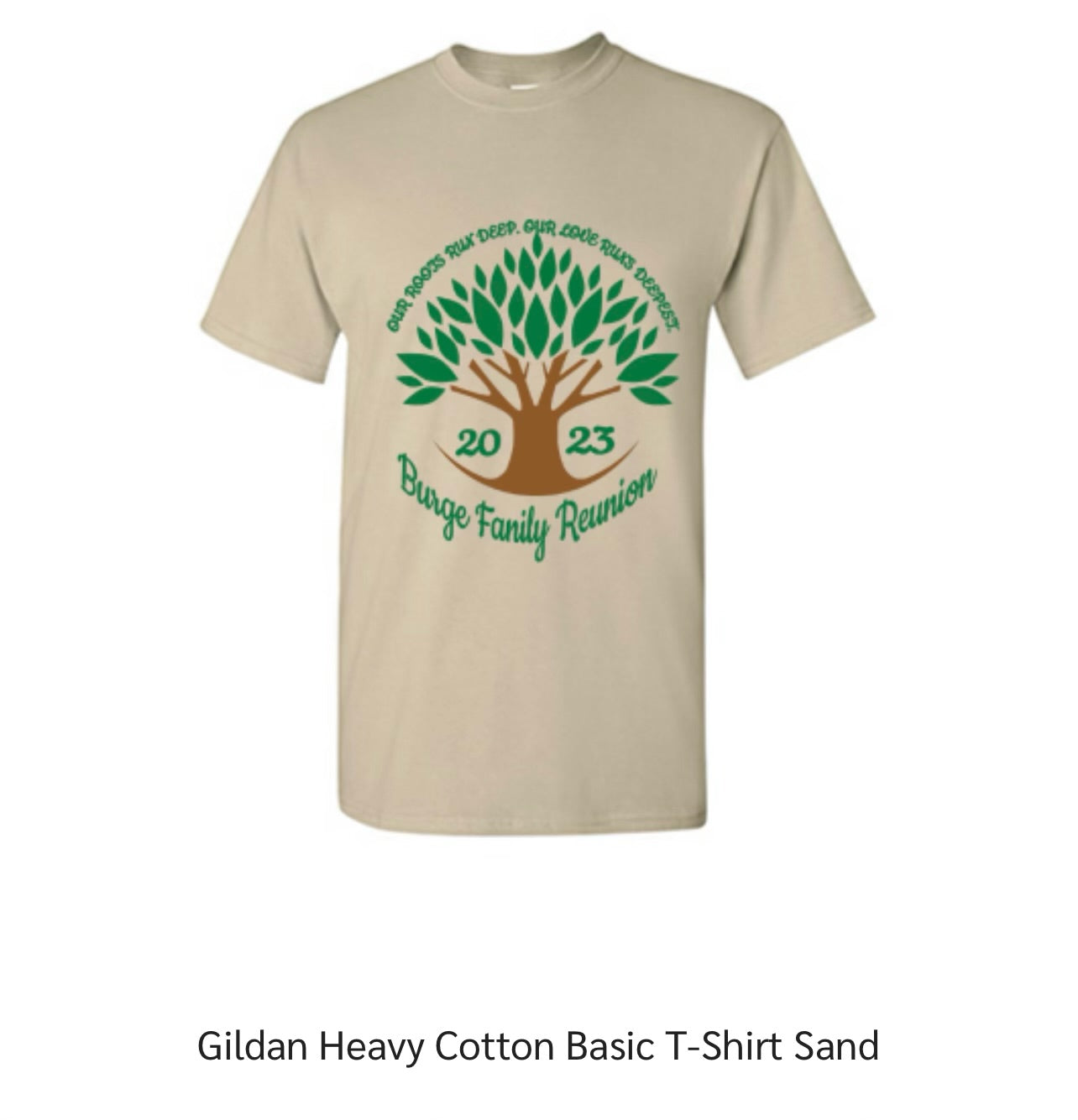 Short sleeve Family Reunion t-shirt